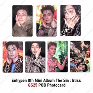 Enhypen 8th Mini Album The Sin : Bliss GS25 POB Photocard