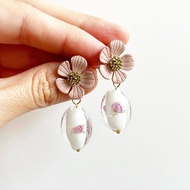 Blooming Baubles Oval Earrings