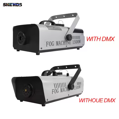 SHEHDS 1500W DMX &1500W Without DMX Smoke Machine Stage Effects Fog Machine Professional Performance
