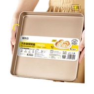 28×28方形烤盘蛋糕毛巾卷模具烤箱瑞士卷雪花酥加高家用不粘烤盘28 x 28 square baking tray cake towel roll mold20251015