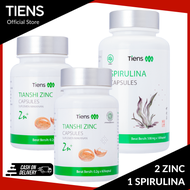 Tiens Penggemuk Badan Herbal / Obat Gemuk Herbal [ 2 Zinc + 1 Spirulina ]