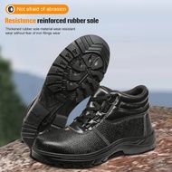 Safety Shoes for Men Safety Shoes Free shipping Shoes Steel Toe Cowhide Breathable Shoes Toe Cap Wor