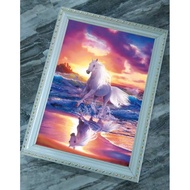 White picture frame 25x35cm