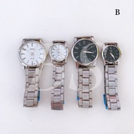 BS Fossil Simple Plain Men Women Couple Metal Watch 【2 designs】