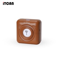 Peripage A6 เครื่องปริ้นไร้หมึก เครื่องปริ้นพกพา flash Keery best J&T Printerหน้าหมี Mini Printer เค