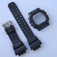 GX56 GX-56 KING G-SHOCK STRAP AND BEZEL REPLACEMENT MATTE BLACK COLOR