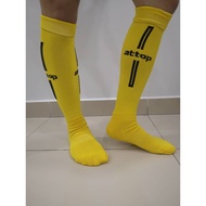 stoking bola FOOTBALL SOCKS Attop aS O7 - YELLOW ( COTTON WITH SPANDEX AND HALF TERRY )