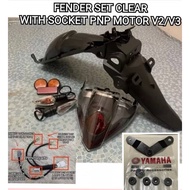 PNP Yamaha lc135 V2 V3 V4 v5 v6 rear fender set magat belakang tail lamp lampu reflector lc taillamp