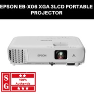 Epson EB-X06 XGA 3LCD Projector EB - X06 3LCD Projector Epson Projector Business Projector Table Projector Portable