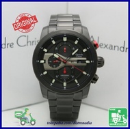 Jam Tangan Sporty Pria Alexandre Christie AC6559MC Original Black