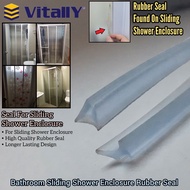 Vitally Bathroom Sliding Door Shower Enclosure Rubber Door Seal In Toilet