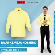 POWER CAT Baju Kemeja Koshibo Sekolah Lengan Panjang Kuning/School Uniform Long Sleeve Shirt - Yello