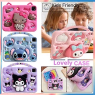 Case for Huawei Honor Pad X8b 2026 NDL2-W09 11 Inch Pad X8a 11" 2024 NDL-W09 Casing 3D Cute Cartoon 