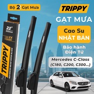 bag Mercedes C series wipers, C200 C250 C300 C180 - Imported Japanese wiper blades - Genuine TRIPPY 
