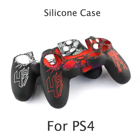 10pcs Anti-slip Silicone Skin Protective Case Cover for PlayStation 4 PS4 Controller Replacement