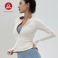 MOVING PEACH Sports Coat Quick-drying Breathable Gym Fitness Top BSS