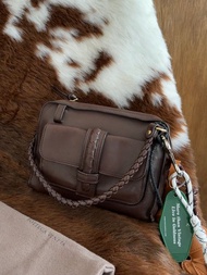 中古包 Bottega Veneta 葆蝶家 朱古力色迷你肩背包