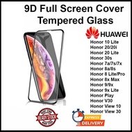 9D/5D HD CLEAR HONOR TEMPERED GLASS 10 20 20i 30s 7a 7s 7x 8 8a 8s 8x 9 9x V30 View 30 Lite Max Play