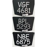 MOTOR NOMBOR PLATE BESI KETUK (TYPE #G) - [PLAT BESI | PLAT ALUMINUM | MOTOR | SUPERBIKE]