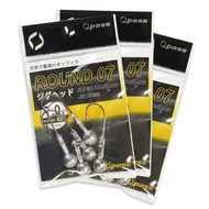 OPASS fishing jighead ROUND 07 3.5g, 5g, 7g, 10.5g HOOK jighead for soft worm jighead for soft plast