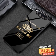 GUMIHO - Glossy Glass Glitter Case For Type Latest SAMSUNG A80hp - Fashion Case PACKAGING - Case hp 