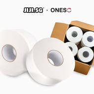 (JIJI.SG x ONES) Carton Sale (12 Rolls) Commercial Jumbo Paper / Toilet paper / Kitchen Towel / High absorbency / Toilet Roll / jt