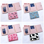 KOREAN FOLDING WALLET FOR GIRL WITH COW MOTIF, GIRLS' WALLET, UNIQUE WALLET, CUTE WALLET