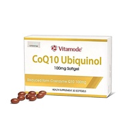 Vitamode CoQ10 Ubiquinol Softgel 100mg 30’s / Coenzyme Q10 Supplement - 1 box