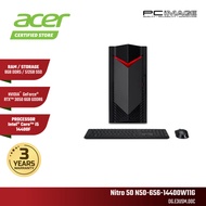 ACER NITRO N50-656-14400W11G I5-14400F/8GB D5-5600/512GB G4/RTX3050 6GB/W11H/3YW ONSITE/BLACK (WL KB