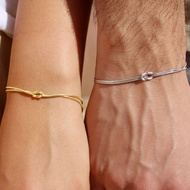 Clovey - Knot Bracelet Aesthetic Korean Couple Bracelet for Women and Men Simpul By Ohellow.Studio [