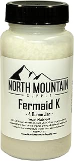 North Mountain Supply Fermaid K Yeast Nutrient - for Beer and Wine Homebrewing - 4oz Jar