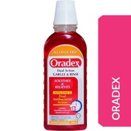 Oradex Antibacterial Mouthwash 400ml / ORADEX DUAL ACTION 400ML