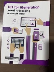 ICT for generations Word Processing Microsoft Word