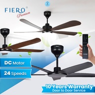 FIERO FREYA / ASTON / NICA / ALVIA LED Ceiling Fan DC Motor Remote Control  Speed Timer Off Memory S