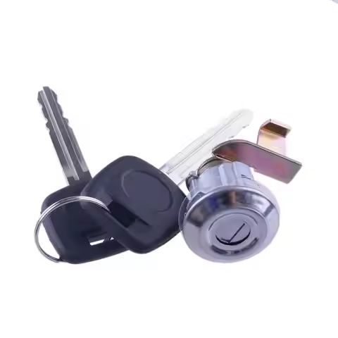 69511-32010 69058-35180 Car Fuel Door Lock Cylinder & Key Fit For Toyota 4Runner Hilux Pickup Mitsub