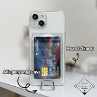 HP Souyoun - MAGNET CaSlot Stand Holder M*Gsafe Card Holder Universal Case Casing