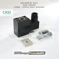 Ckd Japan - 4F510-Coil-AC220V - Solenoid Coil for CKD Body 4F510