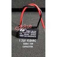 1.2UF 450VAC CBB61 FAN CAPACITOR