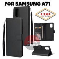SAMSUNG A71 WALLET COVER WALLET FLIP COVER LEATHER FOR SAMSUNG A71
