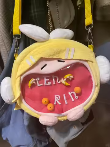 Original Bemoe Hatsune Miku Kagamine Rin Kagamine Len Shoulder Bag Painful Packet Kawaii Cosplay Bac