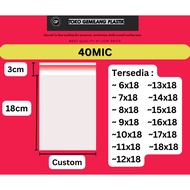 40MIC (THICK) OPP Bread Plastic Food Packaging Plastic/ Accessories Plastic/ 6x18 7x18/ 8x18/ 9x18/ 