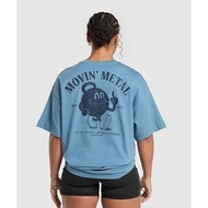 Gymshark's MOVIN'METAL Small Kettlebell Moving Sports Short-Sleeved T-Shirt Men