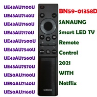 New BN59-01358D BN59-01358C BN59-01358B For Samsung Smart LCD TV Remote Control 2021 NETFLIX UE43AU7