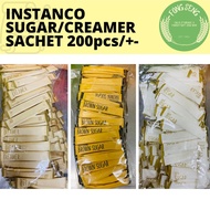 INSTANCO White Sugar Sachet / Creamer Sachet / Brown Sugar Sachet 3-5g for coffee & tea