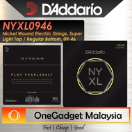 D'addario NYXL0946 Super Light Top Regular Bottom NYXL Electric Guitar String (Daddario D Addario)(9