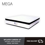 [Bulky] Mylatex Carson 12  Natural Latex Pocketed Spring Mattress - Single, Super Single, Queen, King