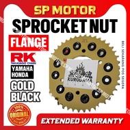 RK FLANGE NUT SPROCKET NUT SET FOR M8 M10 YAMAHA GOLD BLACK LC135 RXZ Y100 Y15 Y16 RS150 WAVE