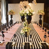 G0【JJL】-10 Pack Table Runner Polyester Table Decor Classic Table Runner Modern Elegant Design