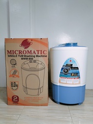 Micromatic Washing Machine MWM-850 | 8.0kg Washing Machine Single Tub MWM850