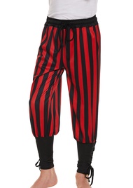 Medieval Ankle Banded Pirate Pants Boys, Kids Renaissance Viking Pirate Costume, Halloween Cosplay S